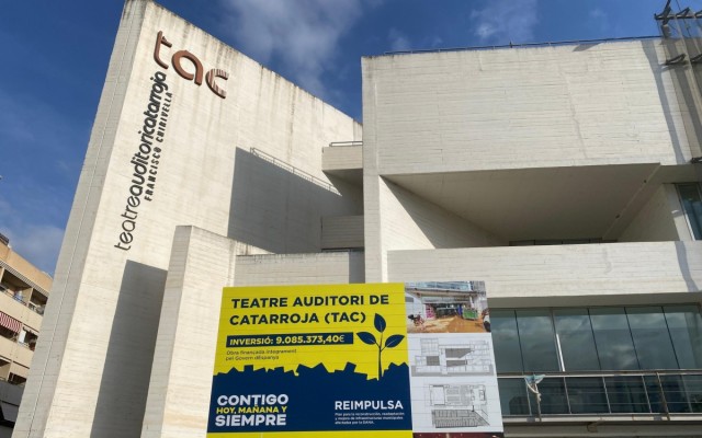 Las obras del Teatro Auditorio de Catarroja afectado por la Dana podrían comenzar en noviembre