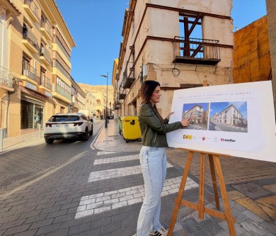 Sacan a concurso por 1,4 millones la construcción de un edificio con nueve viviendas de alquiler asequible en el casco histórico de Lorca
