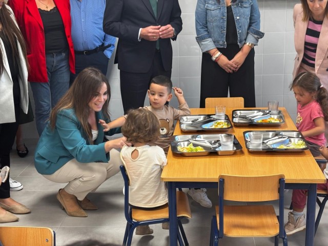 Cuatro colegios públicos de pedanías de Murcia estrenan comedor para facilitar la conciliación a más de 400 familias