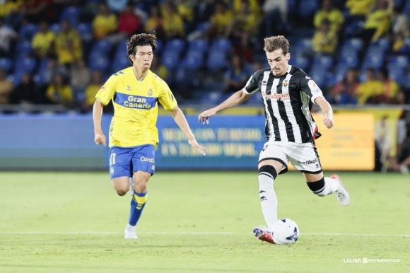Iñigo Córdoba, en Plaza Albinegra: 