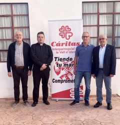 Relevo en Cáritas Interparroquial de la Vall d’Uixó: presenta a Roberto Beltrán como nuevo director