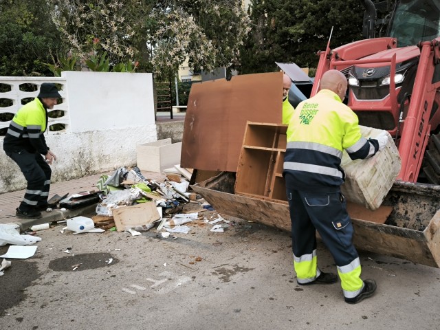 Benetússer se moviliza para ayudar a los municipios afectados por la dana Adam