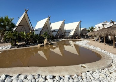 El camping Kikopark se repone tras el paso de la dana Adam en Oliva