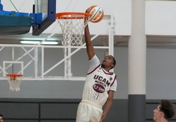 El UCAM CB sub 22 sigue líder en el grupo B con su cuarto triunfo seguido al ganar por 84-108 en Málaga
