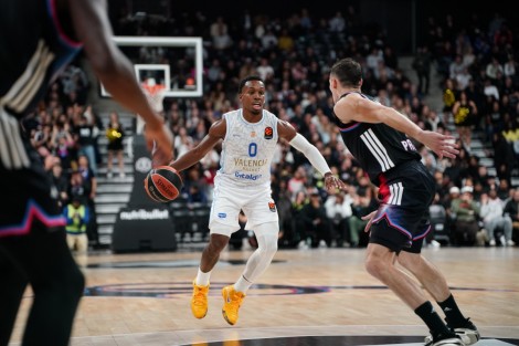Valencia Basket 'asalta' París al ritmo de TJ Shorts
