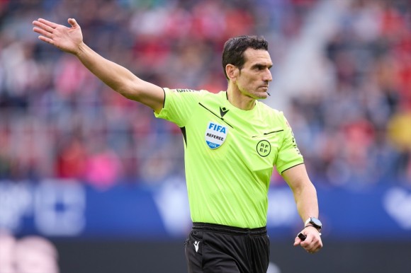 El valenciano Juan Martínez Munuera arbitrará el Clásico
