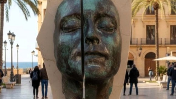 El Colegio de Veterinarios dona una escultura a Alicante por sus 120 años de historia