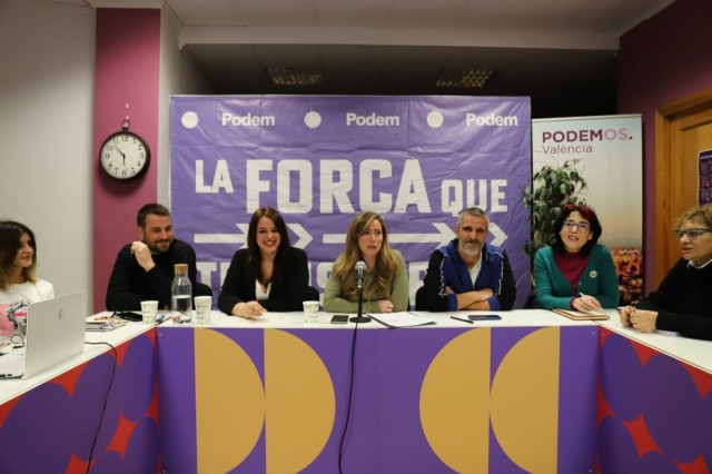 Laura Enguídanos, Pau Vivas, Andreu Bernabeu y Miguel Ángel Rodríguez completan las listas de Podem de cara al 29N