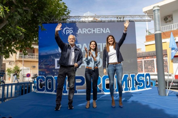 Miriam Guardiola reivindica en Archena que el PP es 