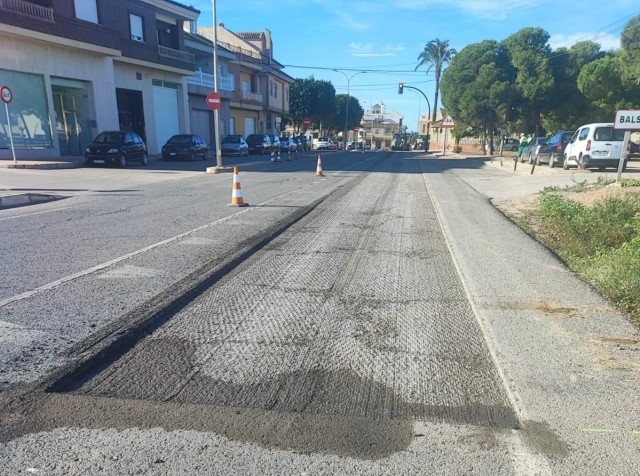 Inician las obras para mejorar la carretera que une Balsapintada con el centro de Fuente Álamo