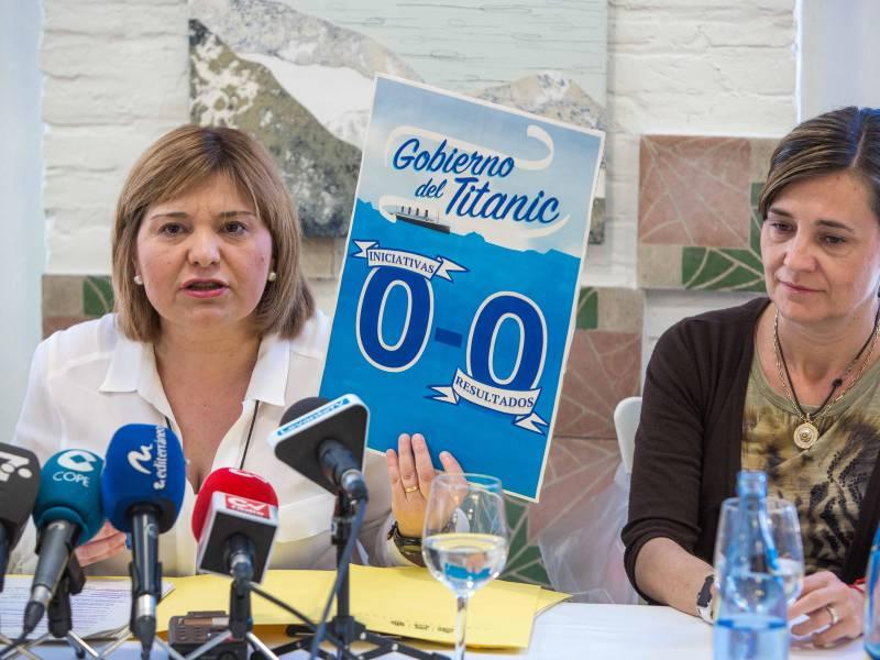 Isabel Bonig y Elena Bastidas. EFE - 