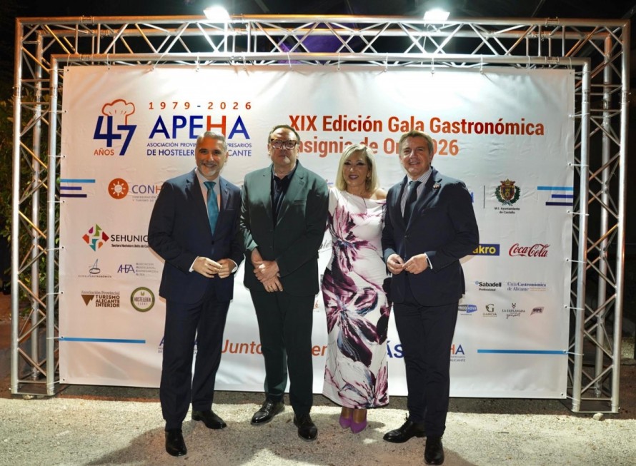 La hostelería de Alicante reclama apoyo y diálogo por parte de la administración en su gala anual