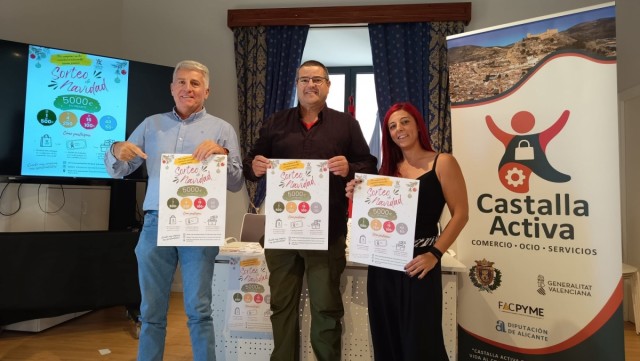 Castalla repartirá 5.000€ en premios esta Navidad para incentivar las compras en el comercio local