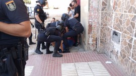 Imputados nueve sindicalistas y el portavoz de EU Podem por una protesta antidesahucio en Alicante