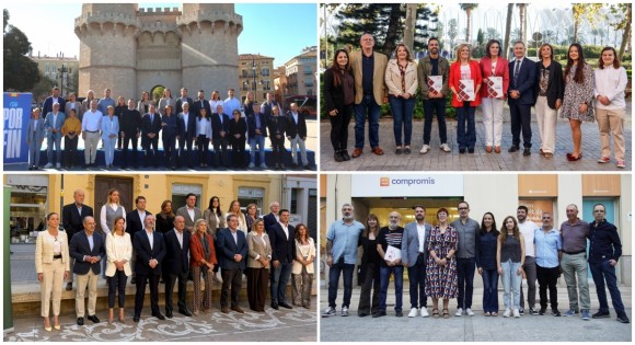 ¿Qué edad tienen los candidatos del 29-N por Valencia? Compromís-FV firma la lista más joven y Vox la más veterana