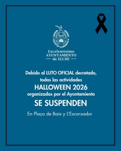 Elche suspende los actos de Halloween y las representaciones del Festival Medieval por el luto oficial