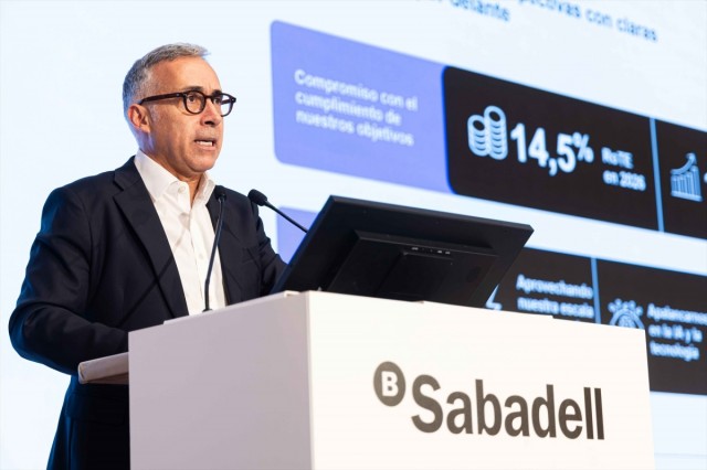 Banco Sabadell reduce un 1% su beneficio hasta septiembre tras ganar 1.376 millones