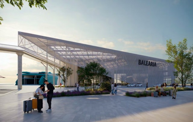 Baleària da forma a su terminal en València: 47 millones para operar tres ferris a la vez y 5.000 pasajeros