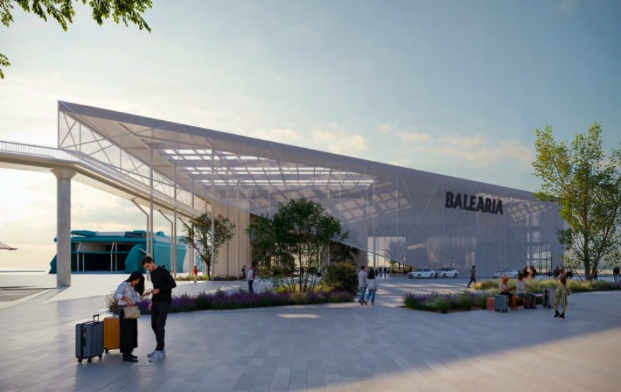 Baleària da forma a su terminal en València: 47 millones para operar tres ferris a la vez y 5.000 pasajeros