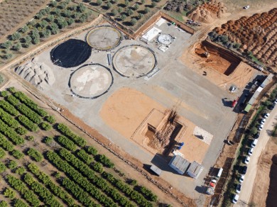 La planta de biometano de Llíria sigue en obras y prevé funcionar en 2028 pese a la denuncia de Casinos