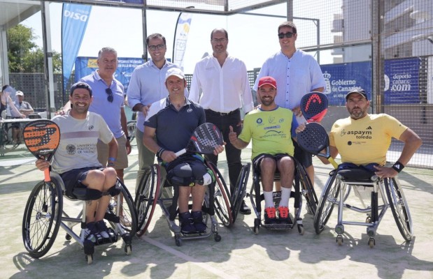 Título nacional y bronce para UPV IN en el campeonato de España de pádel en silla a cargo de Topher Triviño y Luis Peinado