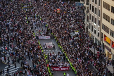 Víctimas de la Dana mantienen la manifestación porque 