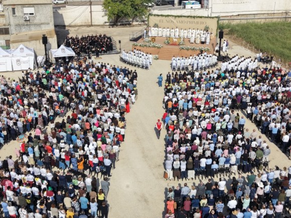 Más de 4.000 de murcianos celebran en Monteagudo el centenario de la consagración del Sagrado Corazón de Jesús