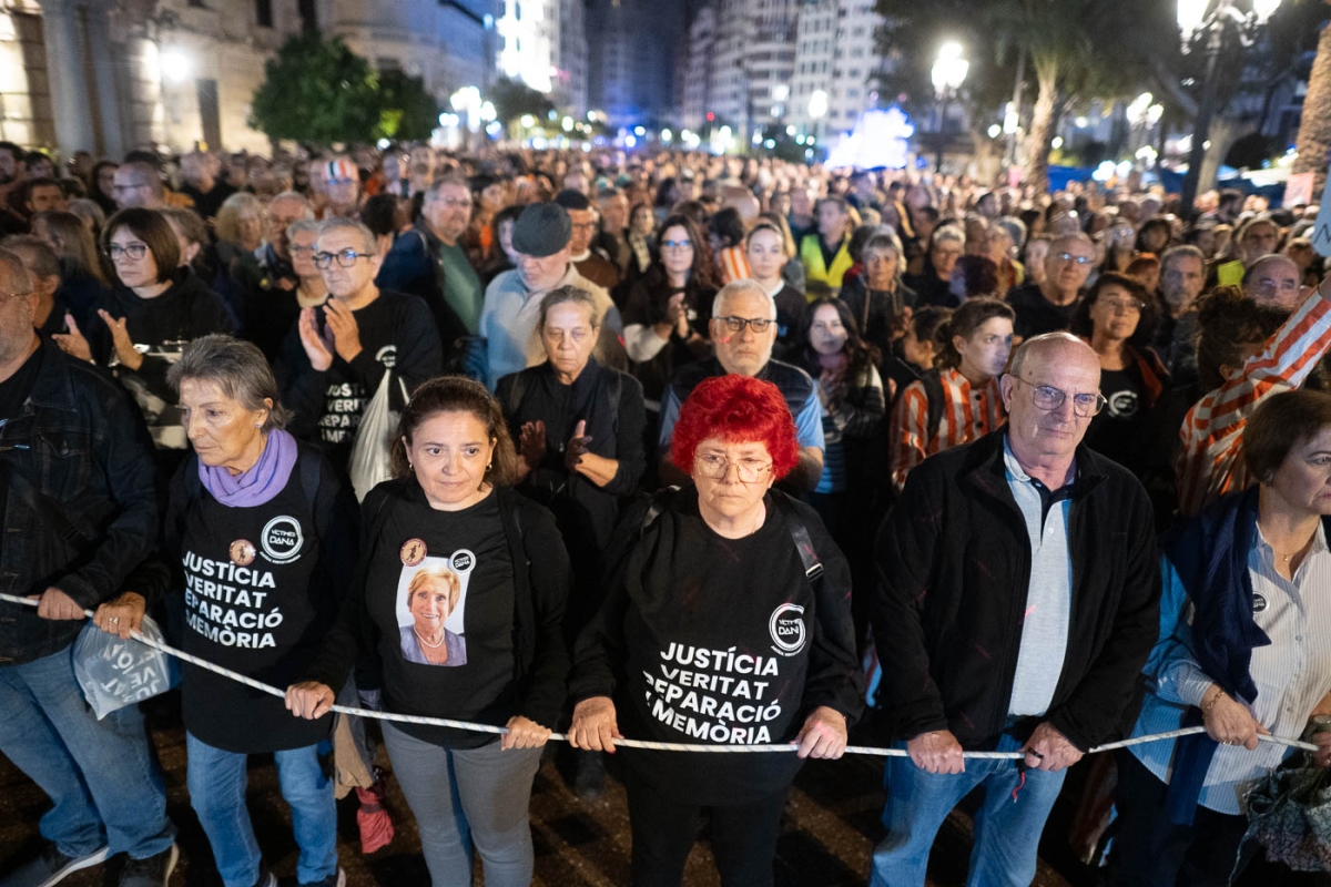 Manifestación del segundo aniversario de la Dana, en imágenes