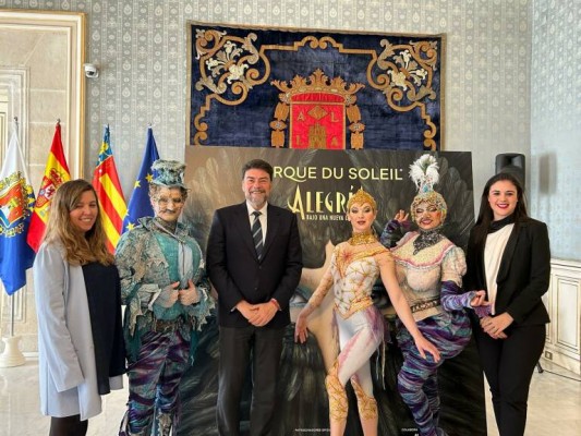 El Circo del Sol calienta motores en Alicante: aborda su montaje con más aforo y por más tiempo