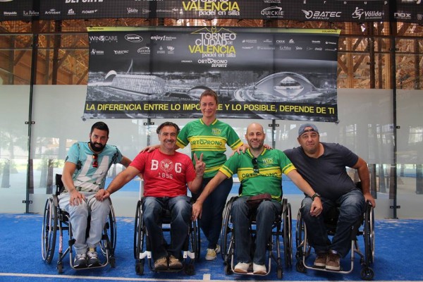Valencia acoge el Torneo Ciudad de Valencia de Padel en silla