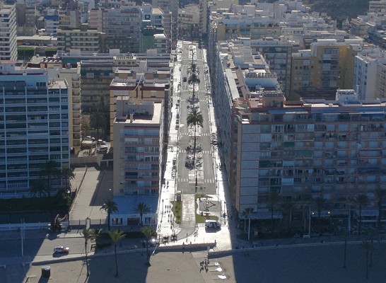 Cullera mejora la conexión de la playa y la ciudad con un nuevo bulevar
