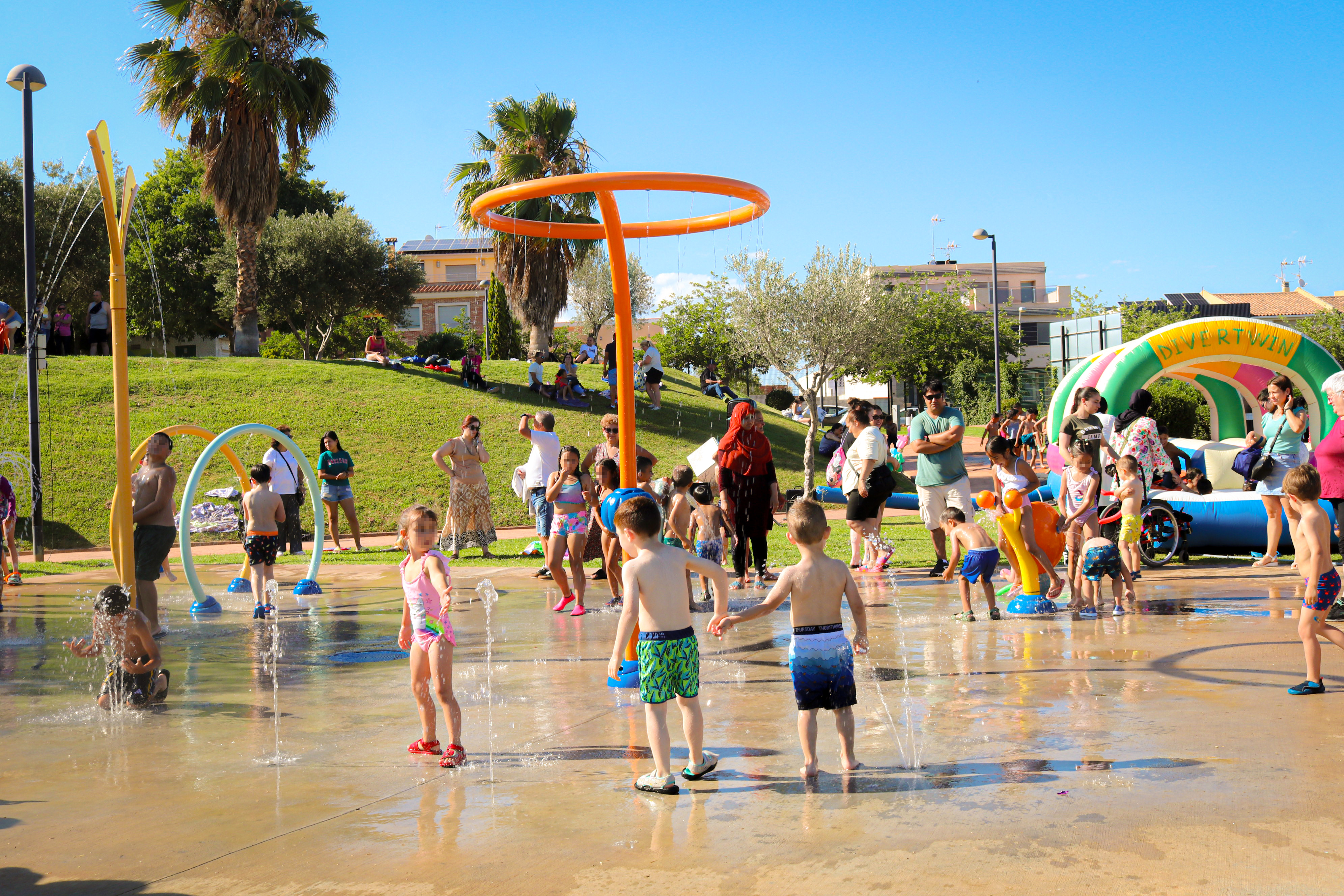 Onda da la bienvenida al verano con una divertida Fiesta del Agua en el parque de la Cerámica