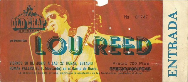De Valencia a Usera para ver a Lou Reed