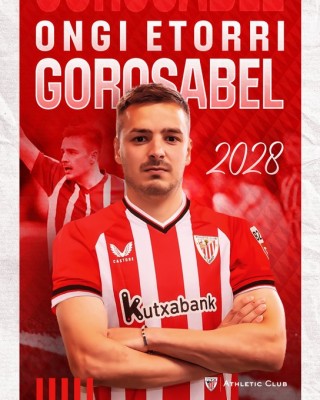 El lateral Andoni Gorosabel, nuevo jugador del Athletic Club hasta 2028