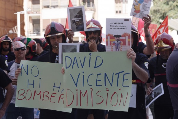 Los bomberos del Consorcio denuncian 