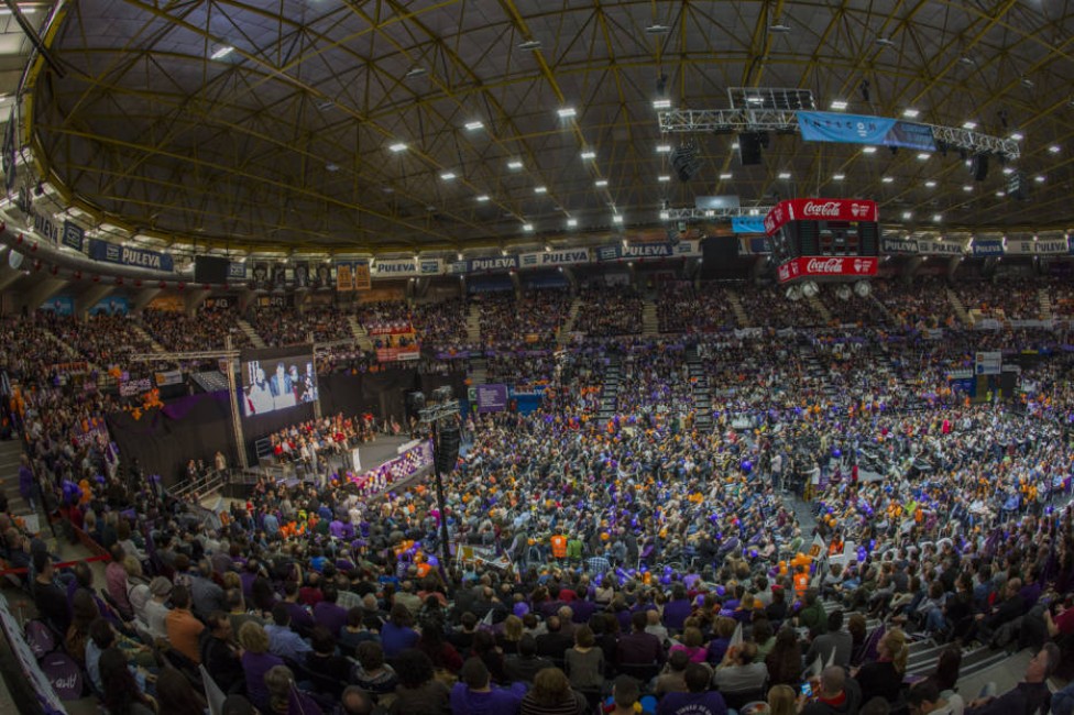 Imagen del mitin de Compromís-Podemos el 20D en la Fonteta - 