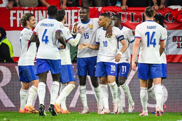 Francia suma una cara victoria ante Austria

