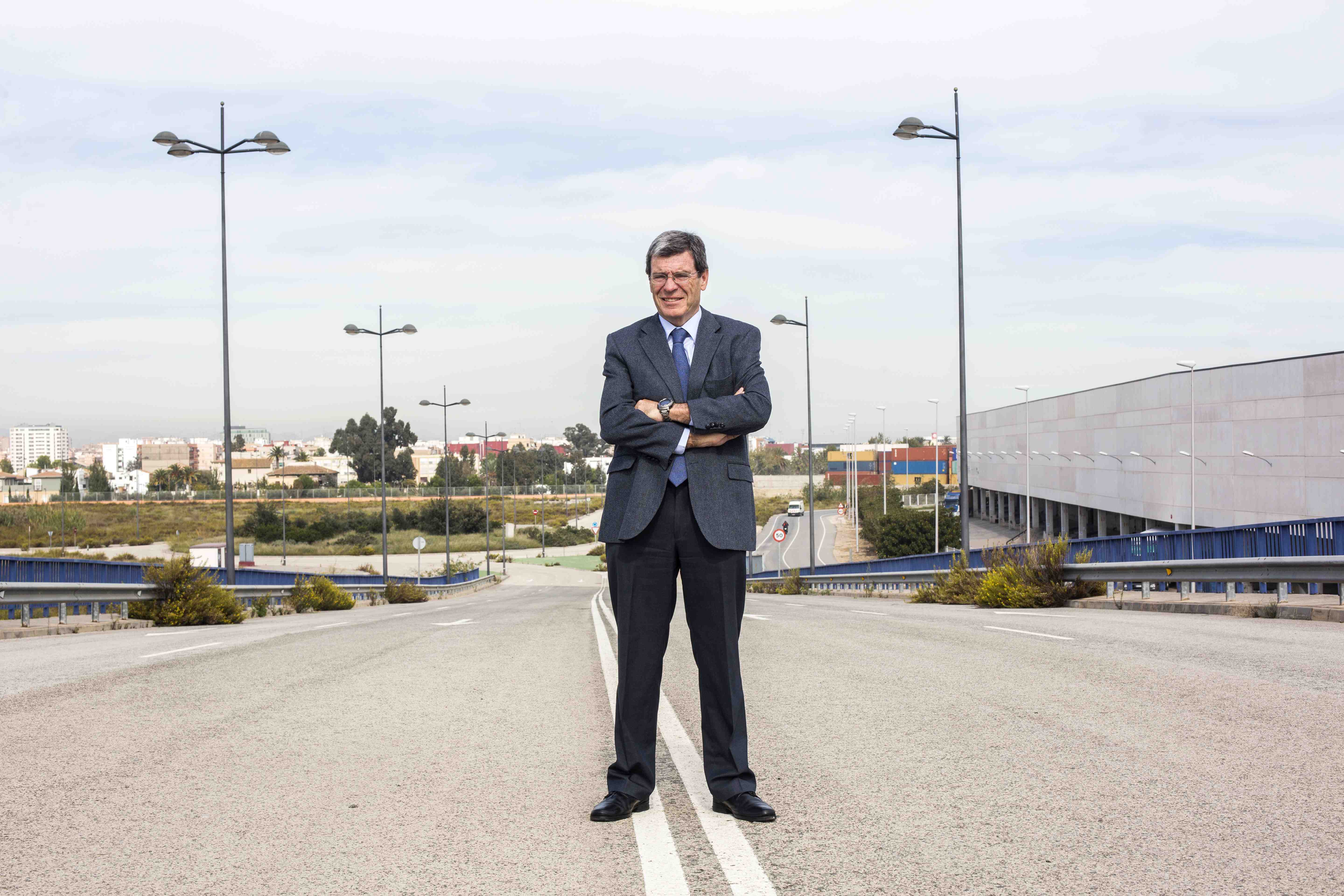 Aurelio Martínez, en la ZAL. Foto: EVA MÁÑEZ - 