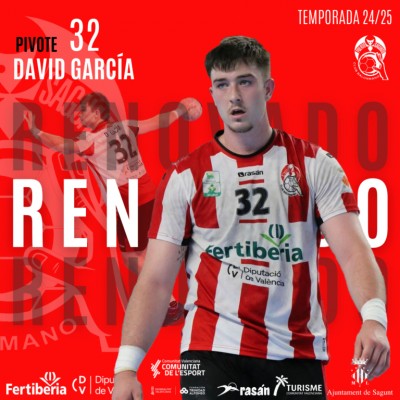 El Fertiberia renueva al pivote David García
