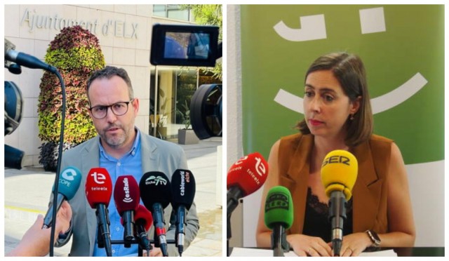 PSOE y Compromís hacen su balance en Elche: mucho gasto público y gobierno 