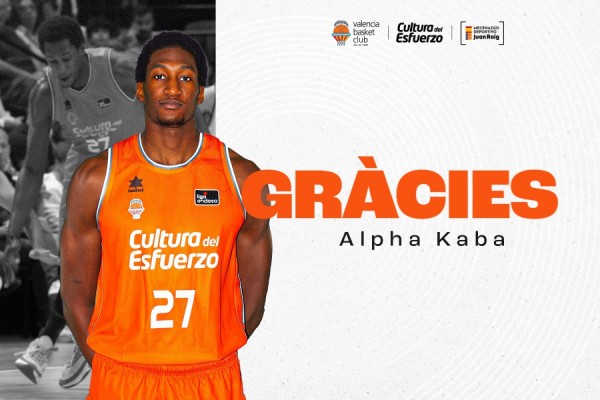 Alpha Kaba se desvincula de Valencia Basket
