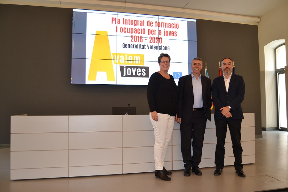 María José Mira, Rafael Climent y  Juan Ángel Poyatos - 