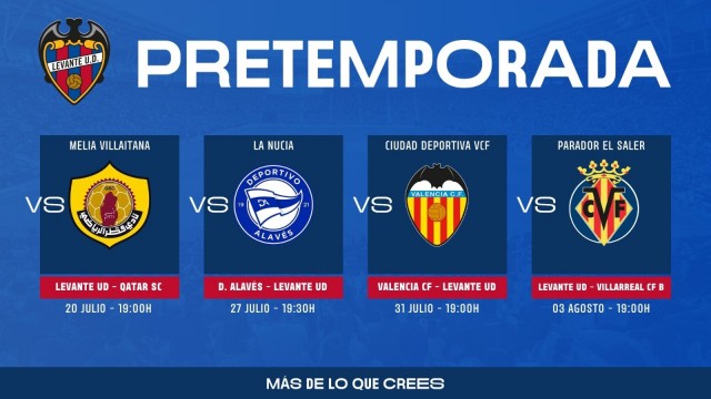 El Levante cierra otros dos amistosos ante al Qatar SC y el Villarreal B