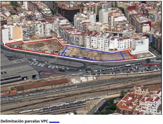 La Sociedad Parque Central subasta un solar próximo a Joaquín Sorolla por 24,5 millones