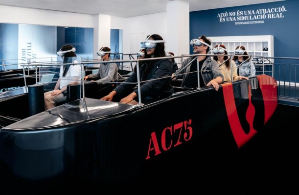 America’s Cup Experience lleva a Barcelona el simulador de AC75, el “Fórmula 1 del mar”
