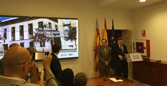 El Banc de la Generalitat Valenciana funcionará al margen del IVF en 2017