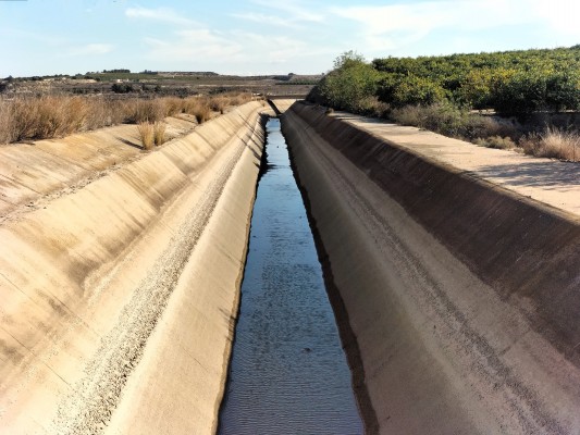 La DGA licita la mejora y mantenimiento de los canales del postrasvase Tajo-Segura
