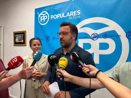 El PP, el más votado en Elche en las europeas con un 39%; el PSOE defiende que es un contexto diferente