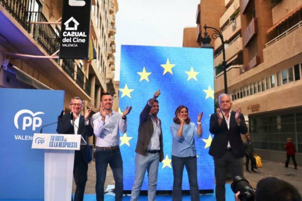El PP gana las elecciones europeas en la Comunitat con cuatro puntos de diferencia sobre el PSOE