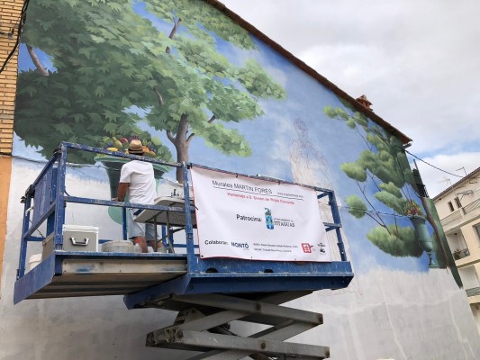 Un mural de arte urbano rendirá tributo a los cielos nocturnos de Titaguas
